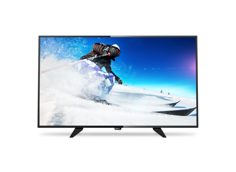 Тонкий светодиодный LED-телевизор Full HD