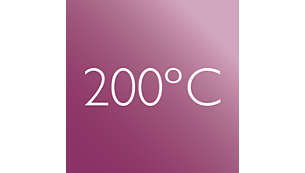 Suoristin: ammattilaisten suosimalla 200 °C:n lämmöllä saat täydellisen lopputuloksen