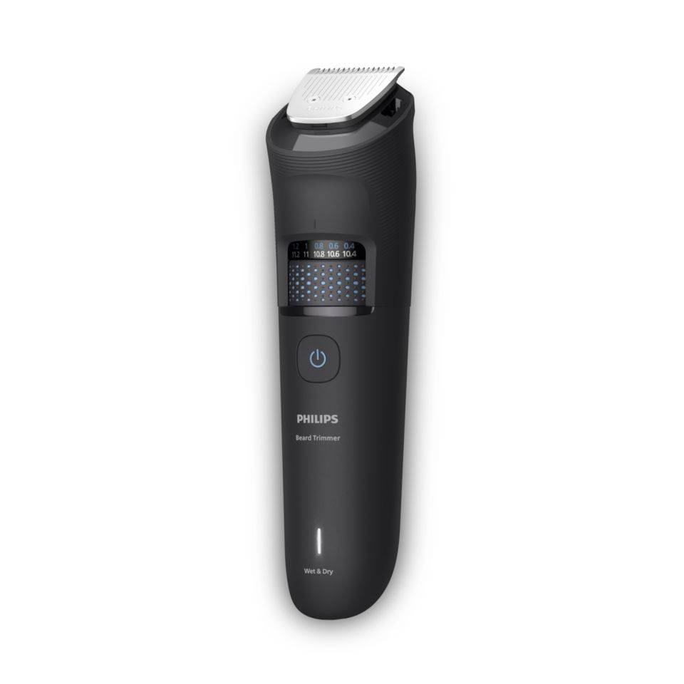 Beard Trimmer 5000 Series 毛くずを集めながらヒゲをスタイリング