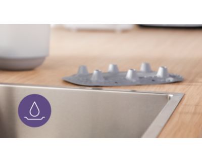 Integrated drip tray