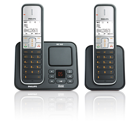 SE5652B/38 Perfect sound Téléphone fixe sans fil avec répondeur