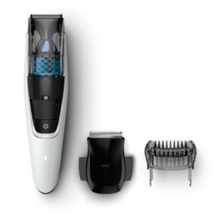 Beardtrimmer series 7000 Barbero con sistema de aspiración