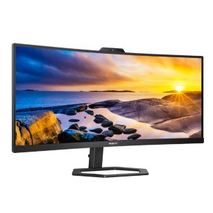 Monitor 34E1C5600HE LCD monitor with Windows Hello Webcam