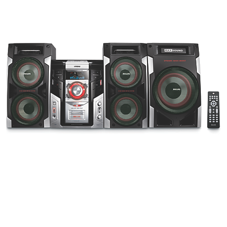 FWM593/BK  Mini Hi-Fi System c/MP3