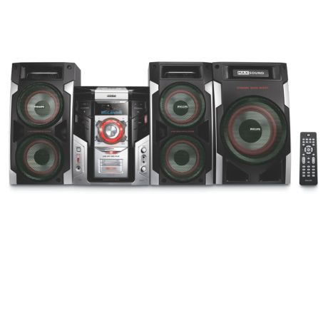 FWM593/BK  Mini Hi-Fi System c/MP3