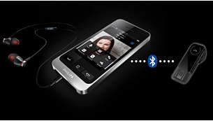 Bluetooth headset compatible for hands-free use