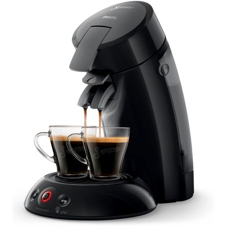 Philips Senseo Quadrante - Cafetera monodosis, color negro