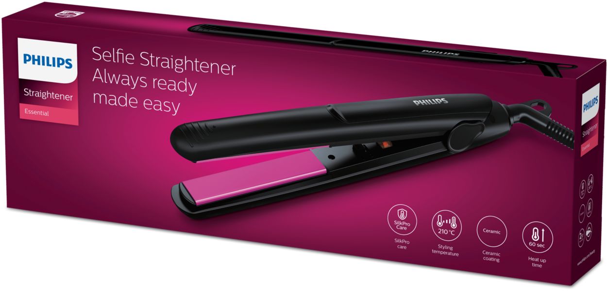 Selfie shop hair straightener