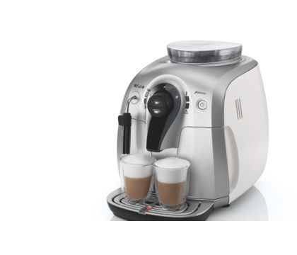 Lojas Pintos - Máquina de Café Espresso Automática - Philips Saeco Xsmall  Seja qual for o café que você desejar experimentar a Saeco Xsmall moerá os  grãos frescos na hora com o