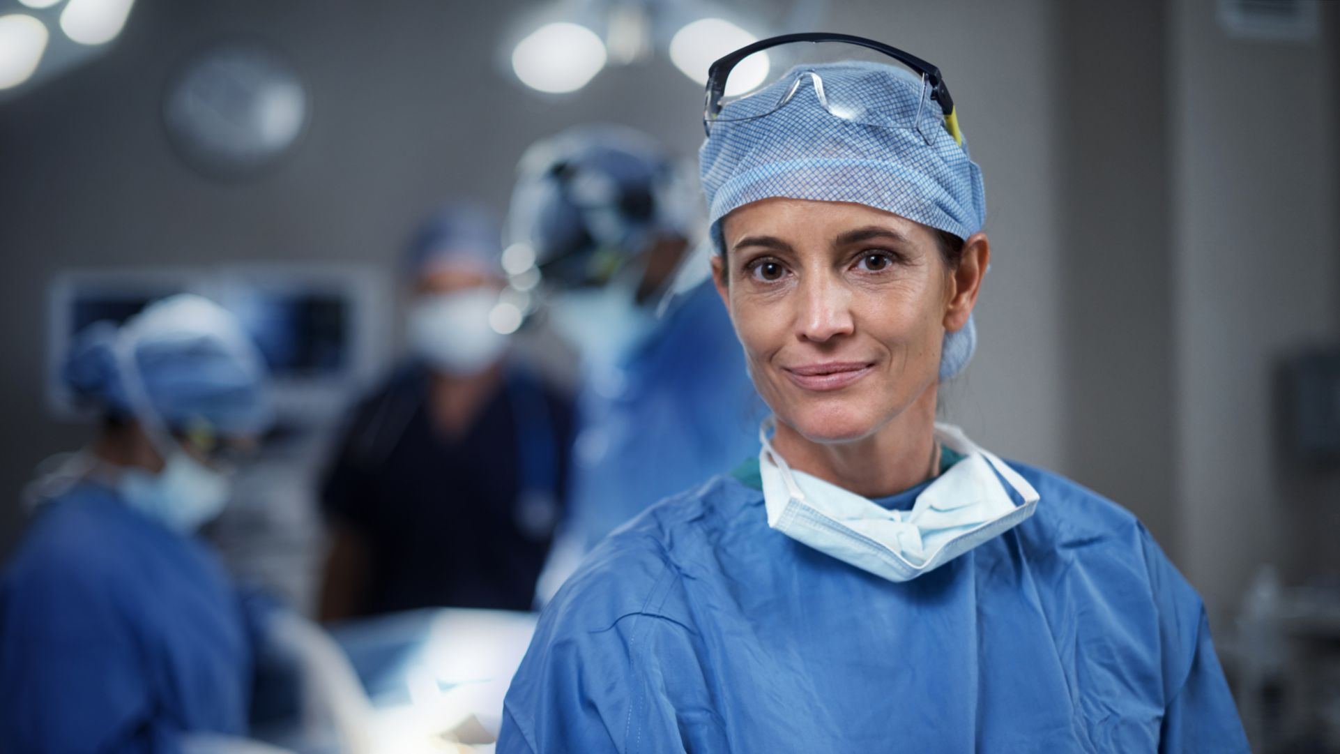 Surgeon in operating room