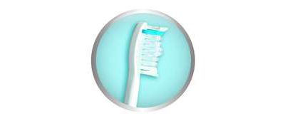 Contoured bristles fit the natural shape of your teeth