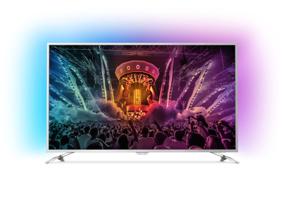 Televisor LED 4K ultraplano con tecnología Android TV
