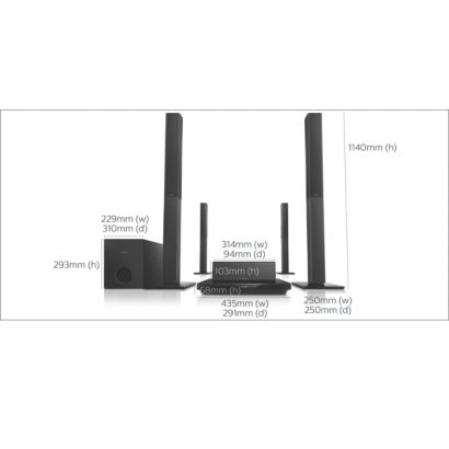 Prostorový zvuk jako v kině s výkonem 1 000 W