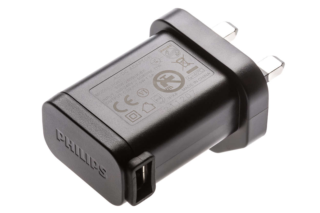 Adaptor USB-A pentru încărcarea eficientă a produsului.