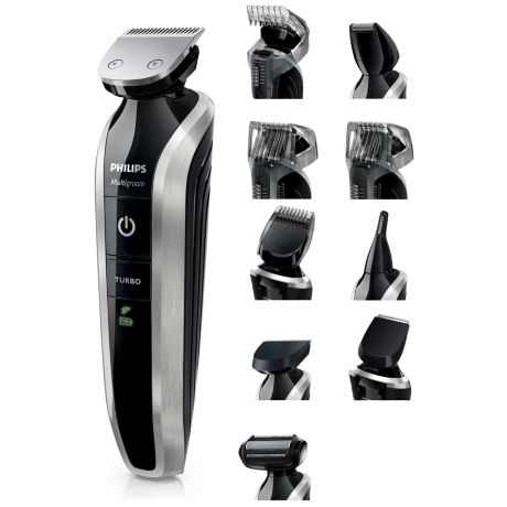 QG3393/15  Multigroom 7300 QG3393/15 waterproof grooming kit FACE, HAIR