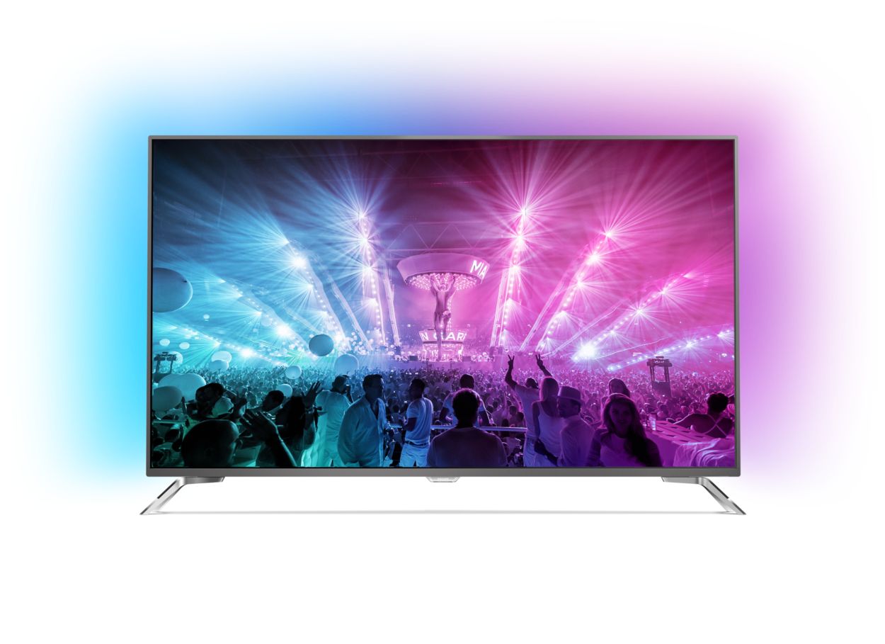 Ultraflacher 4K UHD LED TV powered by Android TV