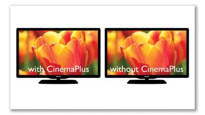 CinemaPlus for better, sharper and clearer images