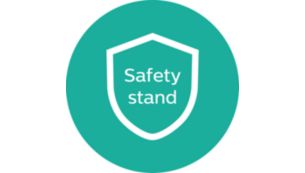 Safety stand for ease of use