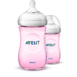 Avent Baby bottles with slow-flow teats & flexible design