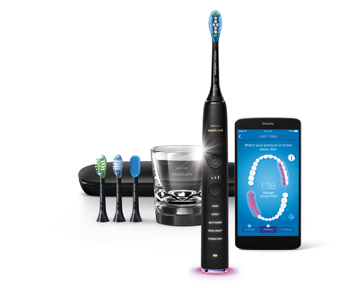 DiamondClean Smart Sonic electric toothbrush with app HX9985 DiamondClean Smart Sonic electric toothbrush with app HX9985