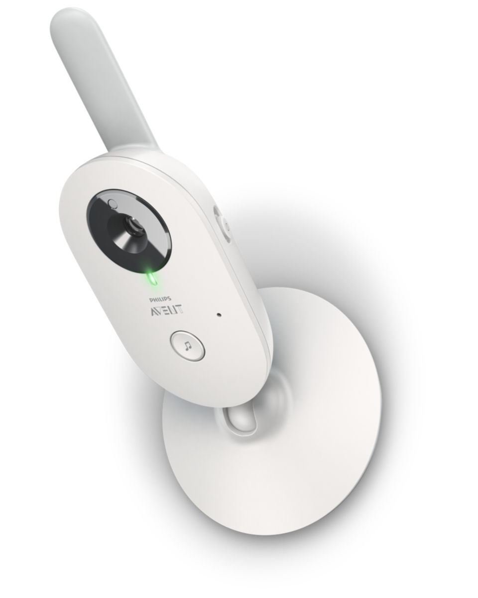 NEUF : Philips Avent Babyphone Vidéo Premium, écran LCD HD 3,5, mesure  température, zoom et berceuses intégrées, Blanc/Gris (Modèle SCD833) - Philips  AVENT