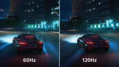 120 Hz refresh rates for ultra-smooth images