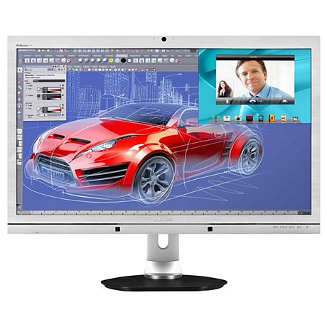 272P4QPJKES/27 Brilliance Monitor LCD con cámara web y MultiView