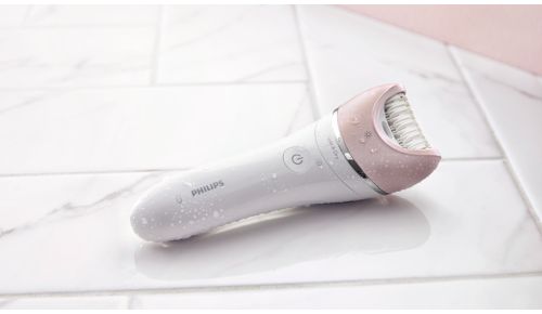 Łatwiejsza kontrola i dokładniejsza depilacja dzięki ergonomicznemu uchwytowi w kształcie litery „S”