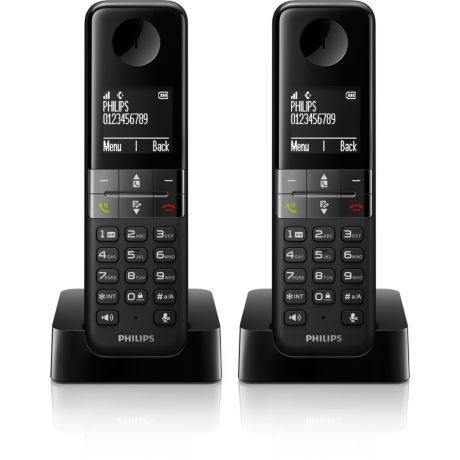 D4502B/23  Teléfono inalámbrico