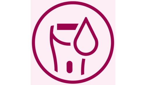 Våd og tør til brug i badet eller under bruseren