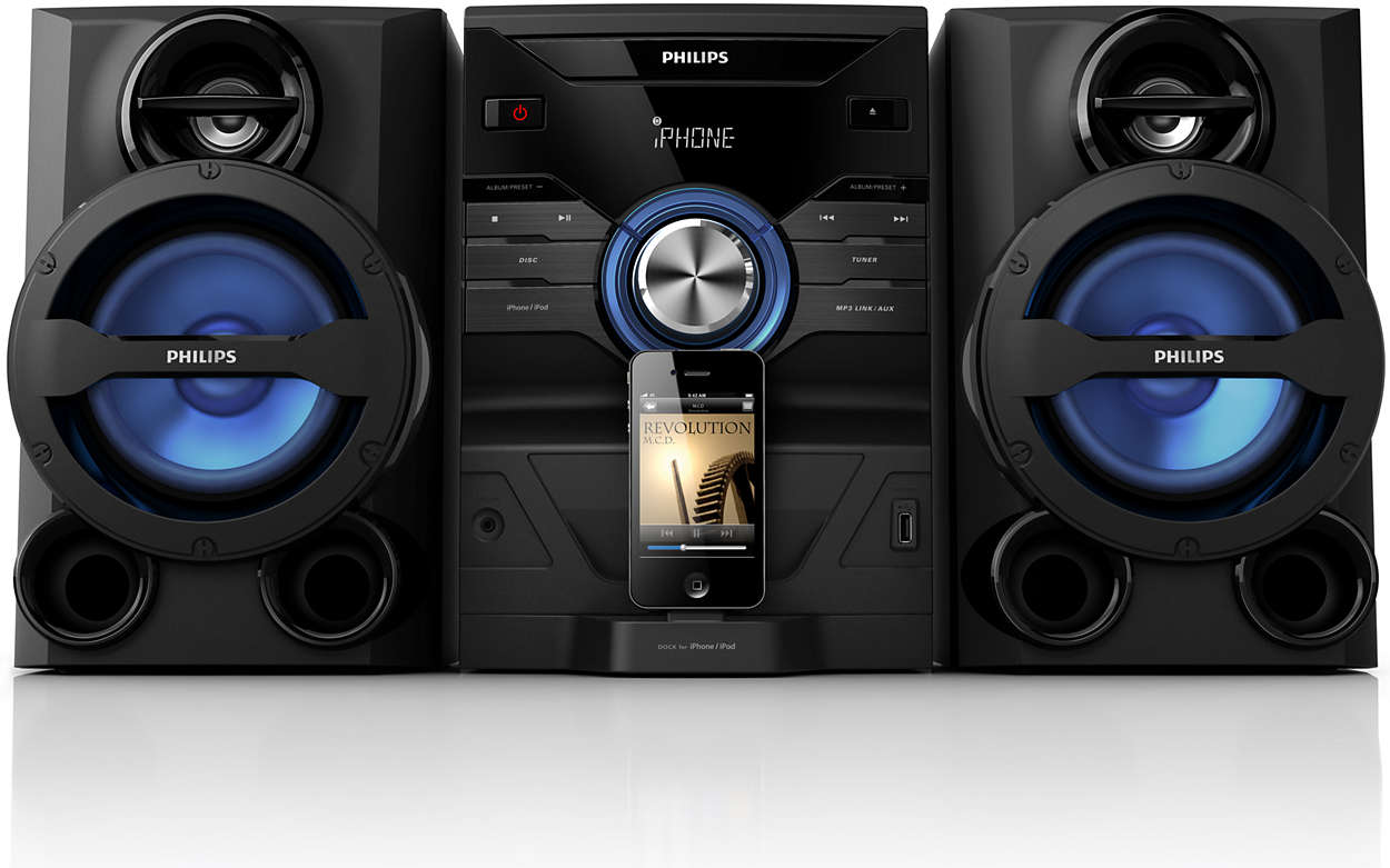 Élvezze a zenét iPod/iPhone készülékén erőteljes hangzásban!