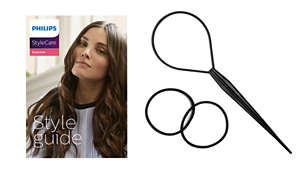 Un guide de coiffure et 3 accessoires pour cheveux pratiques pour plus de 10 styles