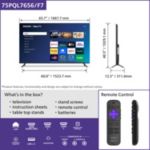 Elegant Smart TV with a vivid display