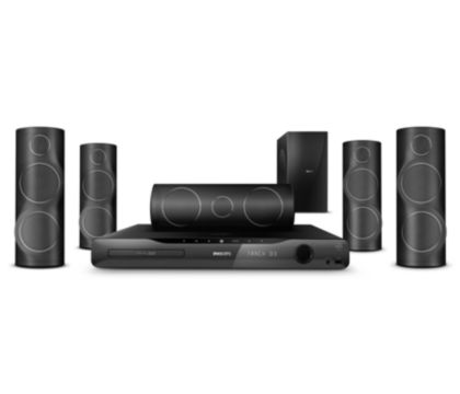 Enjoy powerful home cinema with 3D Angled Speakers