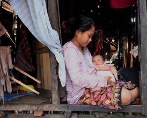 Philips foundation visual woman with child