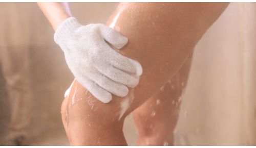 Prepara y protege: exfóliate para eliminar la piel muerta.