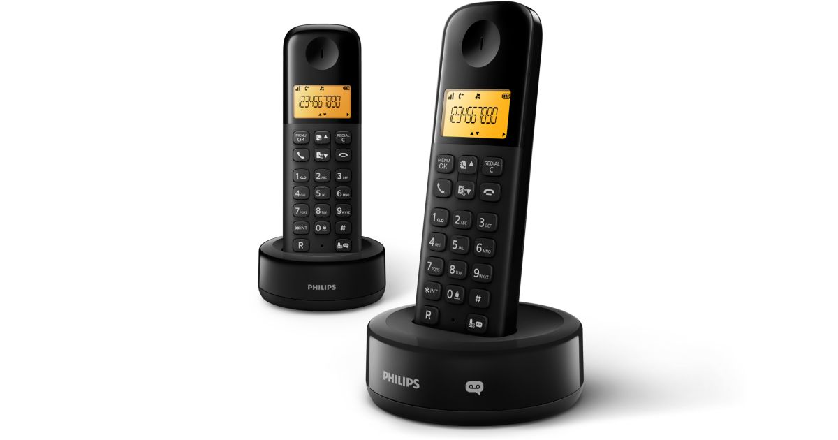 Cordless phone D1652B/01 | Philips