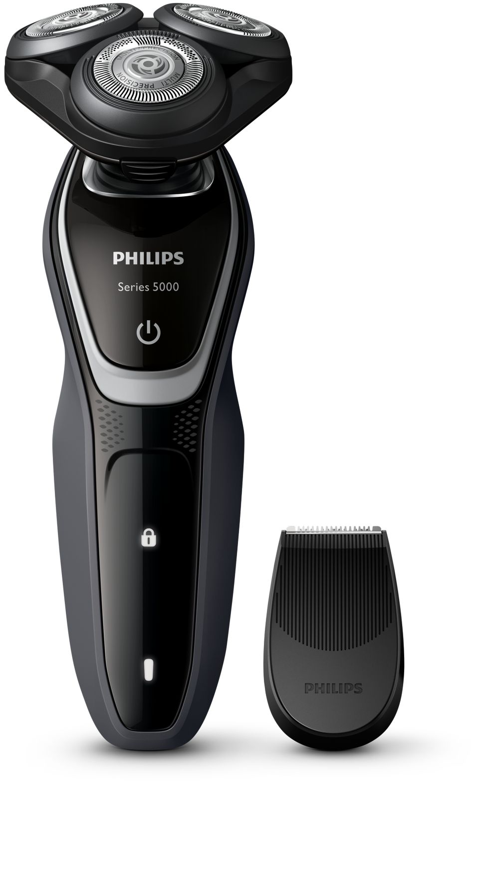  Philips Serie 5000 - Afeitadora eléctrica húmeda y seca,  recortadora de barba, rastrojo y bigote con cuchillas SteelPrecision