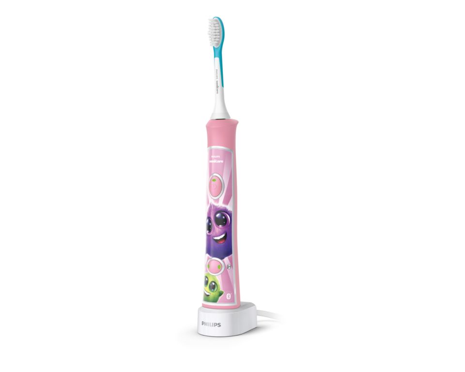 Cepillo dental eléctrico recargable con conexión a Bluetooth Philips  Sonicare para niños, Estándar
