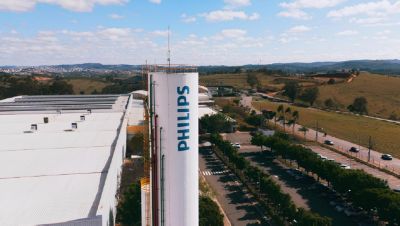 Fábrica da Philips em Varginha, Brasil.