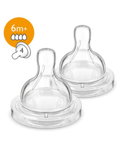 Avent Set De 2 Tetinas No. 4 - Flujo Rapido Airflex 35908013