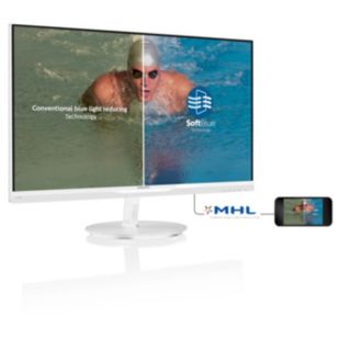 274E5EDSW LCD monitor with SoftBlue Technology
