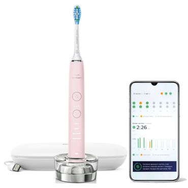 Philips Sonicare DiamondClean 9000 Sonic electric toothbrush with accessories - Pink