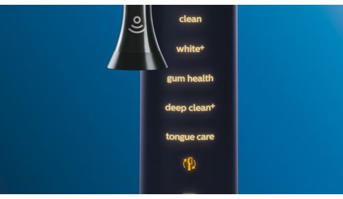 Opzetborstels selecteren automatisch de optimale instellingen