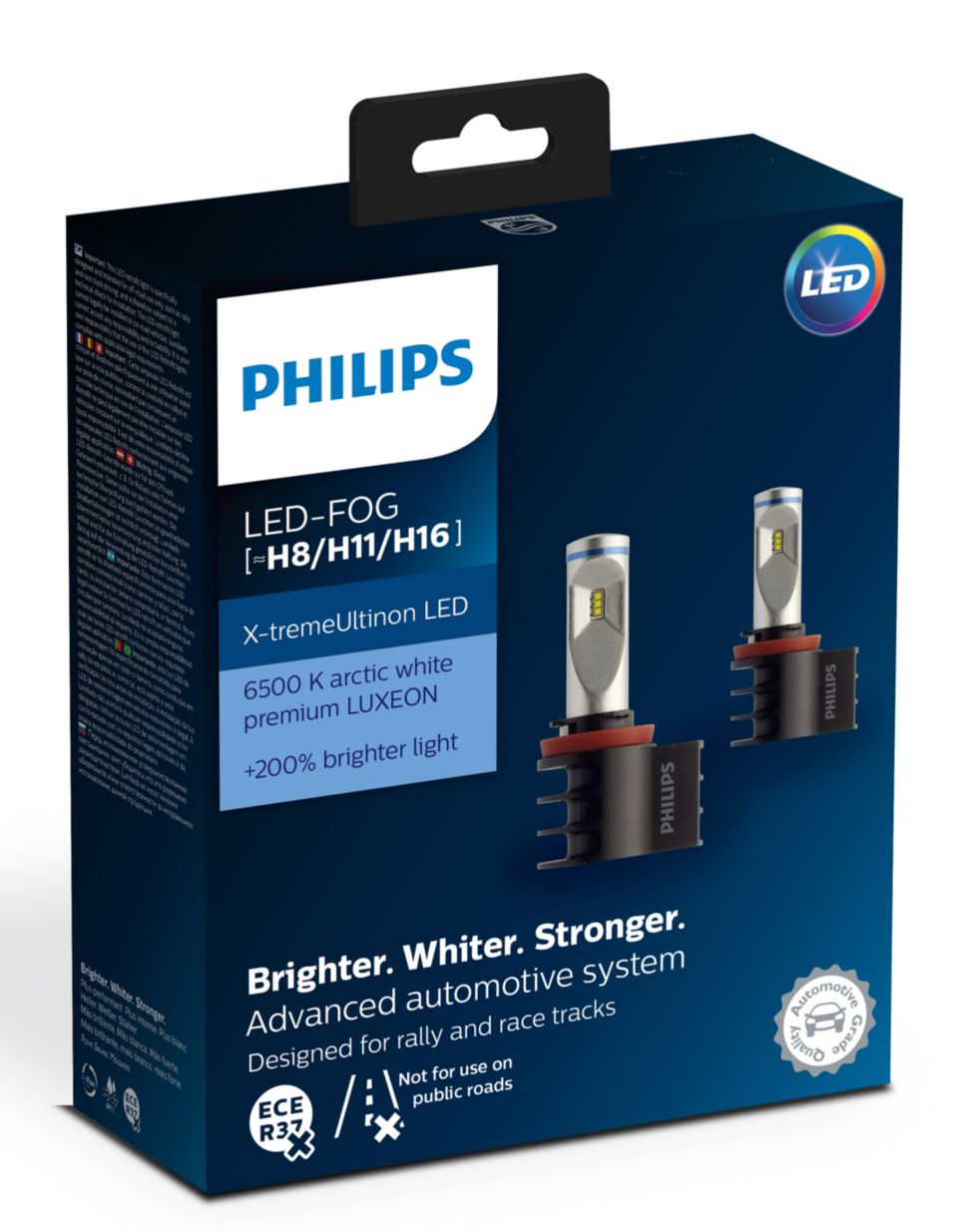 H8 H16 Philips Ultinon Essential Fog LED 11366UE2X2 – HID CONCEPT