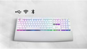 USB，2.4G 和蓝牙连接