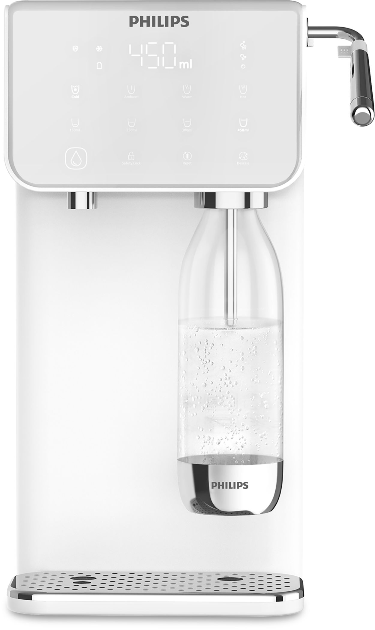 Micro X-Clean filtration Sparkling Water Station, Hot & Cold ADD5962WH/79