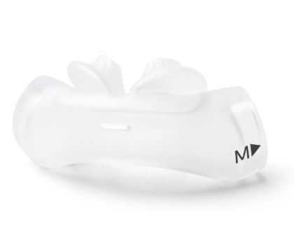 A soft and comfortable nasal pillows cushion