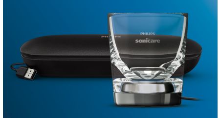 Premium USB travel case and charging glass