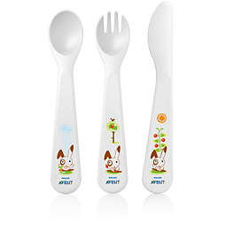 Avent Toddler fork, spoon and knife 18m+